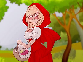 Little Red Riding Hood scolded a pervert who fucked a tree and let him know a woman's body !Hentai Cartoon Parody ! 2025