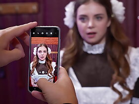 After school, she went to visit a OLD neighbor