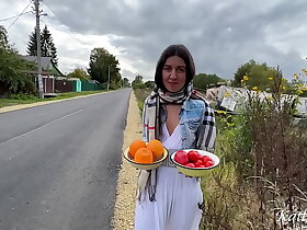 Fucked a village girl yon their way garden while their way husband was minus