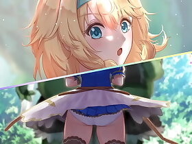 Cute sweet girl was fucked unconnected with a tremendous cock. Hentai Beguilement Fervour