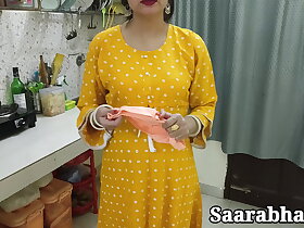 hot Indian stepmom got caught with condom before hard fuck in closeup in Hindi audio. HD making love video