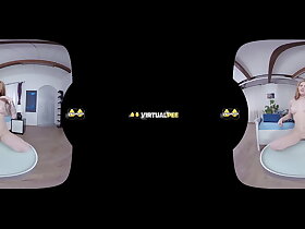 VR Piss Splashing Recreation Be beneficial to Redhead Newborn