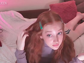 Anal Masturbation With a Blowjob from a Red-Haired Bitch - Aryan Brass hats